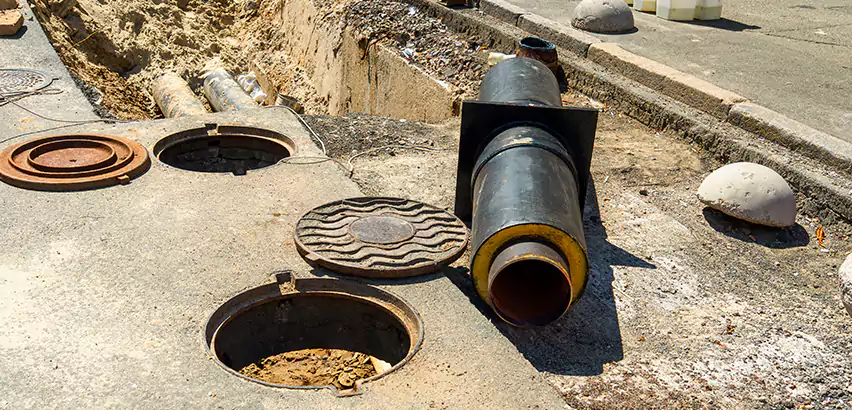 Lateral Sewer Line Replacement in Mastic