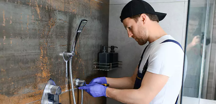 Shower Faucet Installation in Mastic