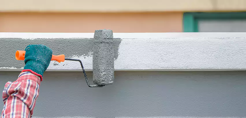 Concrete Wall Waterproofing in Mastic