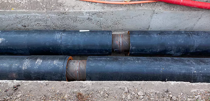 Trenchless Water Line Repair in Mastic