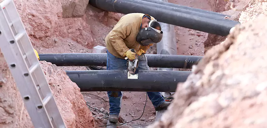 Water Line Replacement in Mastic